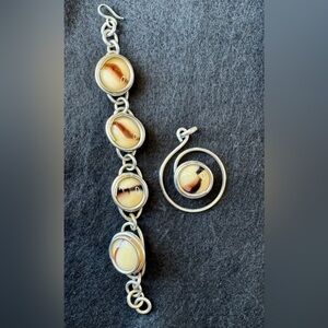 Stylish Bracelet and Pendant Set